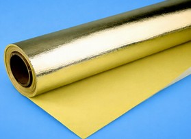 Para-aramid-szál alapú szövetek egyoldali aluminíumozott PES kasírozással