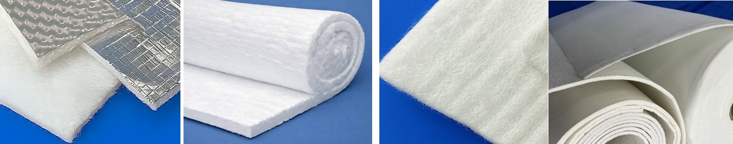 Magas hőmérsékletű hőszigetelő, hangszigetelő paplanok, papírok, kompozitok
